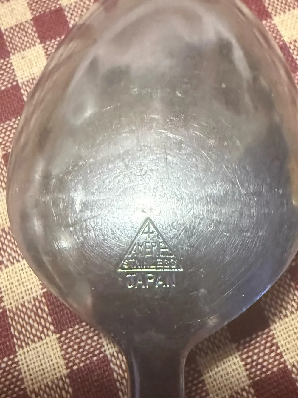 Pair of Silver-Tone Decorative Dining Spoons